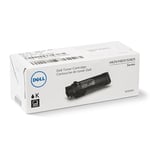 Afbeelding van Dell 593-BBSB (6CVF8) toner cartridge zwart hoge capaciteit (origineel) | DELL593-BBSB
