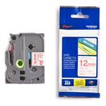 Afbeelding van Brother TZe-232 tape rood op wit 12mm x 8m (origineel) | BROTZE232