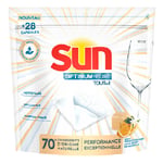 Afbeelding van Sun Optimum All-in 1 Vaatwascapsules | Pure Oranjebloesem & Marseille | 28 tabs | QC-SUN-00130