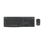 Afbeelding van Logitech MK295 toetsenbord en muis | draadloos | QWERTY | USB | grijs | LOG920-009800