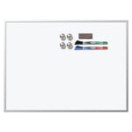 Afbeelding van Nobo 1903777 Quartet whiteboard | aluminium lijst | magnetisch | wit | REX1903777