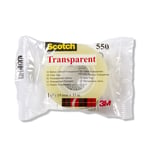 Afbeelding van 3M scotch tape | transparant | 19mm x 33m | 3M550_19X33