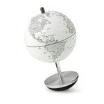 Afbeelding van Atmosphere Swing Globe | op bolle voet | grijs/wit | 11 cm | ATNR-0311SWBI-GB
