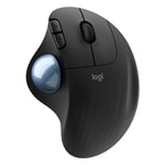 Afbeelding van Logitech M575 ergonomische muis | trackball | draadloos | USB, Bluetooth | zwart | LOG910-006221