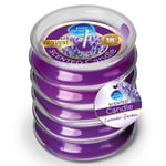 Afbeelding van Pan Aroma Geurkaars in Geribde Glazen Pot | Lavender Garden | 270 gram | QC-PAN-04388