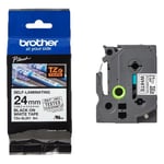 Afbeelding van Brother TZe-SL251 zelflaminerend tape zwart op wit 24 mm (origineel) | BROTZE-SL251