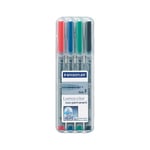 Afbeelding van Staedtler 316WP4 Lumocolor 316 markerset | tekenstiften | 4 stuks | STA316WP4