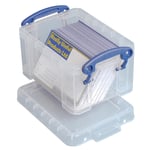 Afbeelding van Really Useful Box opbergdoos | visitekaarthouder | polypropyleen | transparant | 0,3 liter | UB033LC