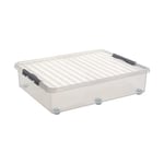 Afbeelding van Sunware Q-line opbergdoos | transparant | 60 liter | SUN75700609