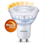 Afbeelding van Philips GU10 LED-spot | DIMBAAR | 6.2W (80W) | warm glow | glas | PHLED01271