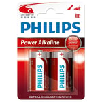 Afbeelding van Philips batterij Power Baby C | LR14 | 2 stuks | PHILR14P2B/10