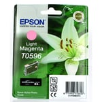 Afbeelding van Epson T0596 inktcartridge licht magenta (origineel) | EPST059640