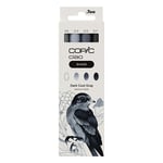 Afbeelding van Copic Ciao Shade markerset | Dark Cool Grey | beitel/penseel punt | 4 stuks | COP22075422