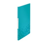 Afbeelding van Leitz 4631 WOW showalbum | A4 | ijsblauw metallic | 20 insteekhoezen | LEI46310051