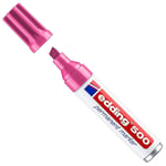 Afbeelding van Edding 500 permanent marker | roze | beitelvormige punt | 2-7 mm | EDD4-500009