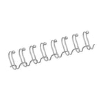 Afbeelding van Fellowes 54450 draadrug | A4 | metaal | zilver | tot 35 vel | 100 stuks | FEL54450