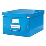 Afbeelding van Leitz 6044 WOW opbergdoos | blauw metallic | medium | LEI60440036