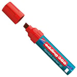 Afbeelding van Edding 388 flipchart marker | rood | beitelvormige punt | 4-12mm | EDD4-388002