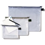 Afbeelding van Rexel etui | mesh | transparant zwart | A6 | REX1300254