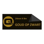 Afbeelding van Brother TZe-354 tape goud op zwart 24mm (huismerk) | STTZe-354