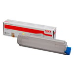 Afbeelding van OKI 44059253 toner cartridge geel hoge capaciteit (origineel) | OKI44059253