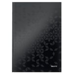 Afbeelding van Leitz 46261095 WOW schrijfblok | A4 | geruit | zwart | 90gr. | 80 vel | LEI46261095