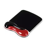 Afbeelding van Kensington 62402 Duo Gel muismat | met polssteun | vinyl & gel | rood & zwart | KEN62402