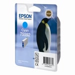 Afbeelding van Epson T5592 inktcartridge cyaan (origineel) | EPST559240