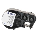 Afbeelding van Brady M4-126-490 Freezerbondz polyester labels zwart op wit | 15,24 mm x 45,72 mm (origineel) | BRAM4-126-490