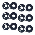 Afbeelding van IBM 1040993 hoog contrast barcode inktlint zwart 6 stuks (origineel) | IBM1040993
