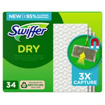 Afbeelding van Swiffer Sweeper vloerdoekjes navulling | 34 stuks | SWISSW00578