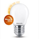 Afbeelding van Philips E27 LED-lamp | DIMBAAR | 3.4W (40W) | warm glow | mat | kogelmodel | PHLED02586
