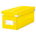 Afbeelding van Leitz 6041 WOW CD-box | PP gelamineerd hardboard | geel | LEI60410016
