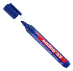 Afbeelding van Edding 33 brilliant paper marker | blauw | beitelvormige punt | 1-5 mm | EDD4-33003