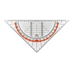 Afbeelding van Aristo GeoCollege geodriehoek | kunststof | transparant | 16 cm | AR-23001