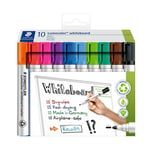 Afbeelding van Staedtler Lumocolor 351 whiteboard marker set | ronde punt | 2 mm | 10 stuks | STA351-C10