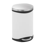Afbeelding van EKO Shell Bin pedaalemmer | mat wit | 10 liter | EK240NA0316