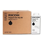 Afbeelding van Ricoh HQ90L / 817161 inktcartridge zwart 6 stuks (origineel) | RIC817161