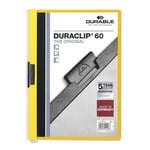 Afbeelding van Durable 220904 Duraclip klemmap | A4 | geel | DUR220904