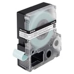 Afbeelding van Epson LC-5TWN9 tape wit op transparant 18 mm origineel | EPSLC-5TWN918