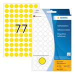 Afbeelding van Herma 2231 multifunctionele etiketten | 13 mm | geel | 2464 etiketten | HER2231
