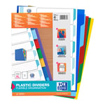 Afbeelding van Oxford A4 tabbladen XL | kunststof | 5 tabs | 11-gaats | OXF100209052