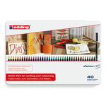 Afbeelding van Edding 1300 viltstiften | metalen doos | 40 stuks | EDD4-1300-40