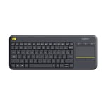 Afbeelding van Logitech K400 toetsenbord | QWERTY | draadloos | USB-ontvanger | zwart | LOG920-007145