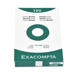Afbeelding van Exacompta 13803X systeemkaart | gelinieerd | wit | 125 x 200 mm | 100 stuks | EXA13803X