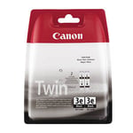 Afbeelding van Canon BCI-3BK inktcartridge zwart 2 stuks (origineel) | CAN-BCI3EBK