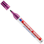 Afbeelding van Edding 3000 permanent marker | magenta | ronde punt | 1,5 - 3 mm | EDD4-3000020