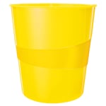 Afbeelding van Leitz 5278 WOW papiermand | polystyreen | geel | 15 liter | LEI52781016