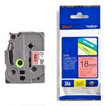 Afbeelding van Brother TZe-441 tape zwart op rood 18mm x 8m (origineel) | BROTZE441