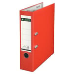 Afbeelding van Leitz 1010 ordner | A4 | plastic | lichtrood | 80 mm | LEI10105020